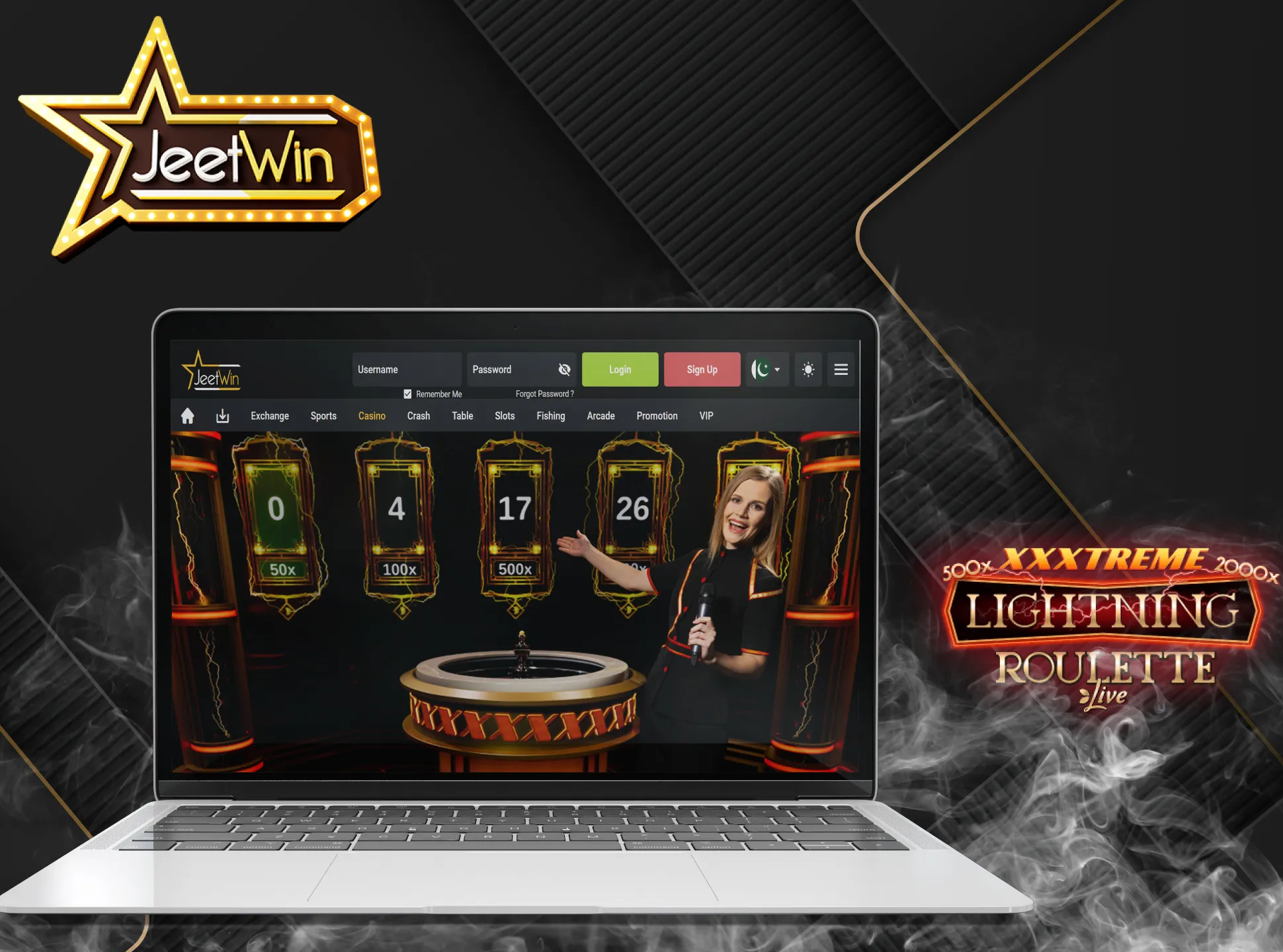 JeetWin پر دلچسپ گیم XXXtreme Lightning Roulette کھیلیں۔