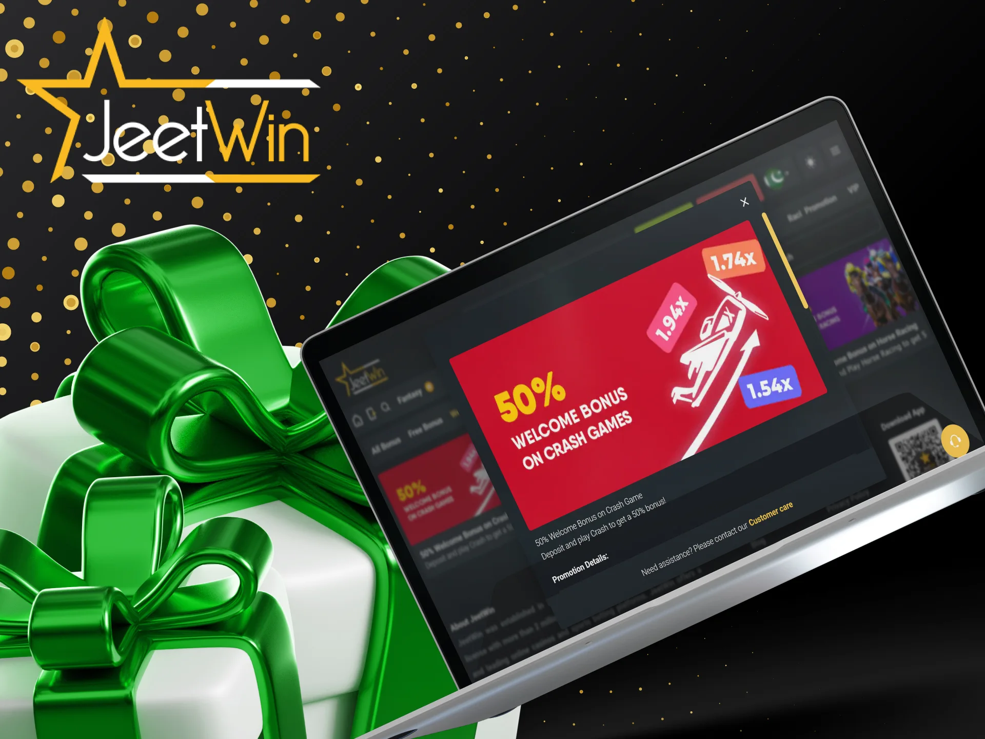 JeetWin ویلکم بونس حاصل کریں اور اپنی کریش گیمز کی جیت میں اضافہ کریں۔