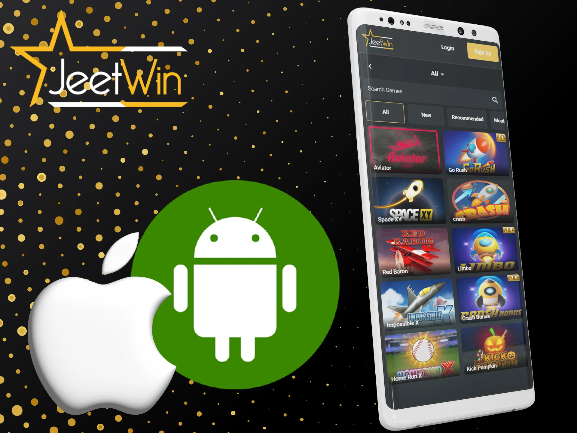 JeetWin ایپ ڈاؤن لوڈ کریں اور کریش گیمز سے لطف اندوز ہوں۔