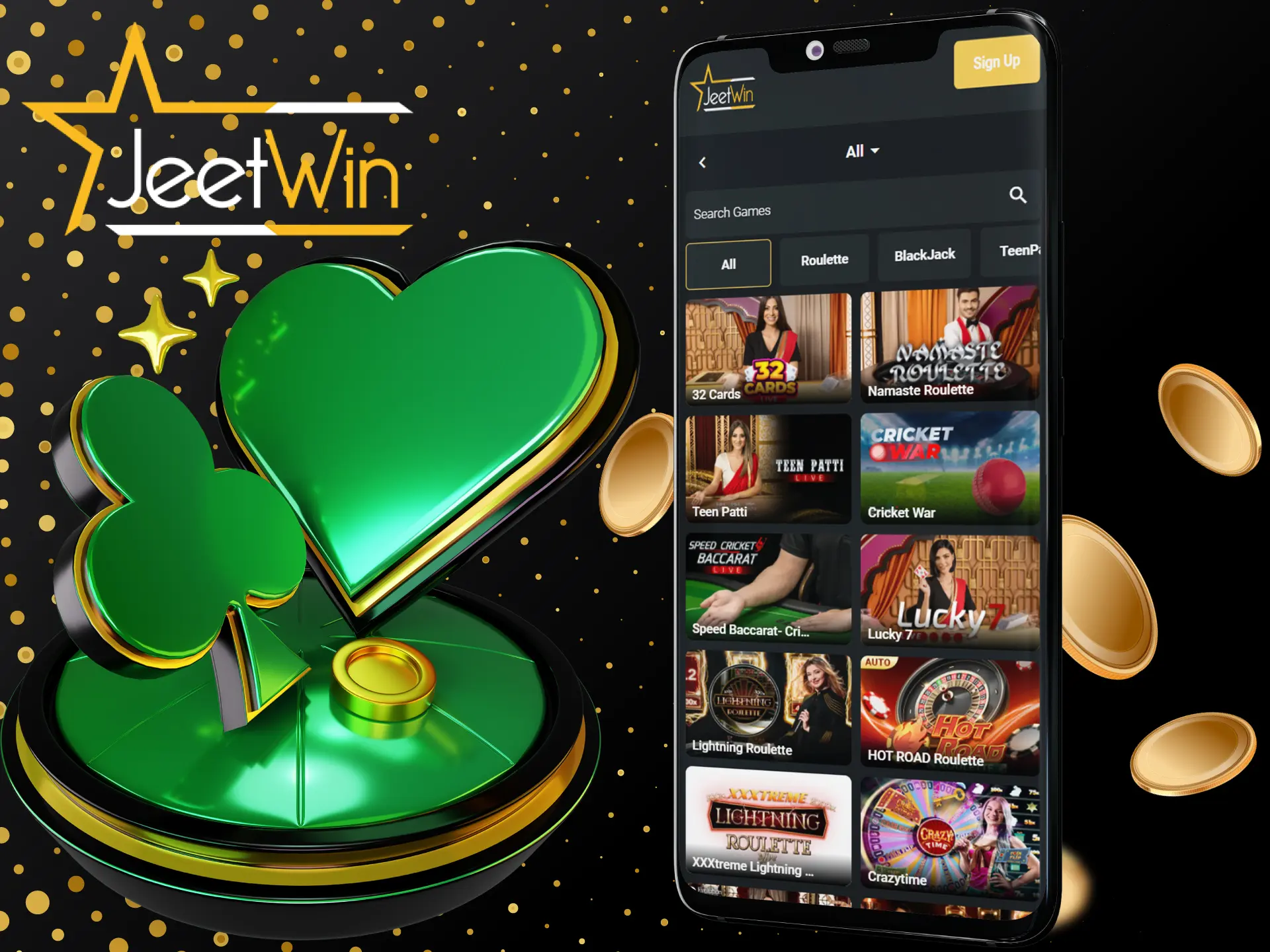 JeetWin ایپ ڈاؤن لوڈ کریں اور پوکر ٹیبل پر کامیابی کا سفر شروع کریں۔